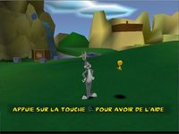 une photo d'Ã©cran de Bugs Bunny et Taz - La Spirale du Temps sur Sony Playstation